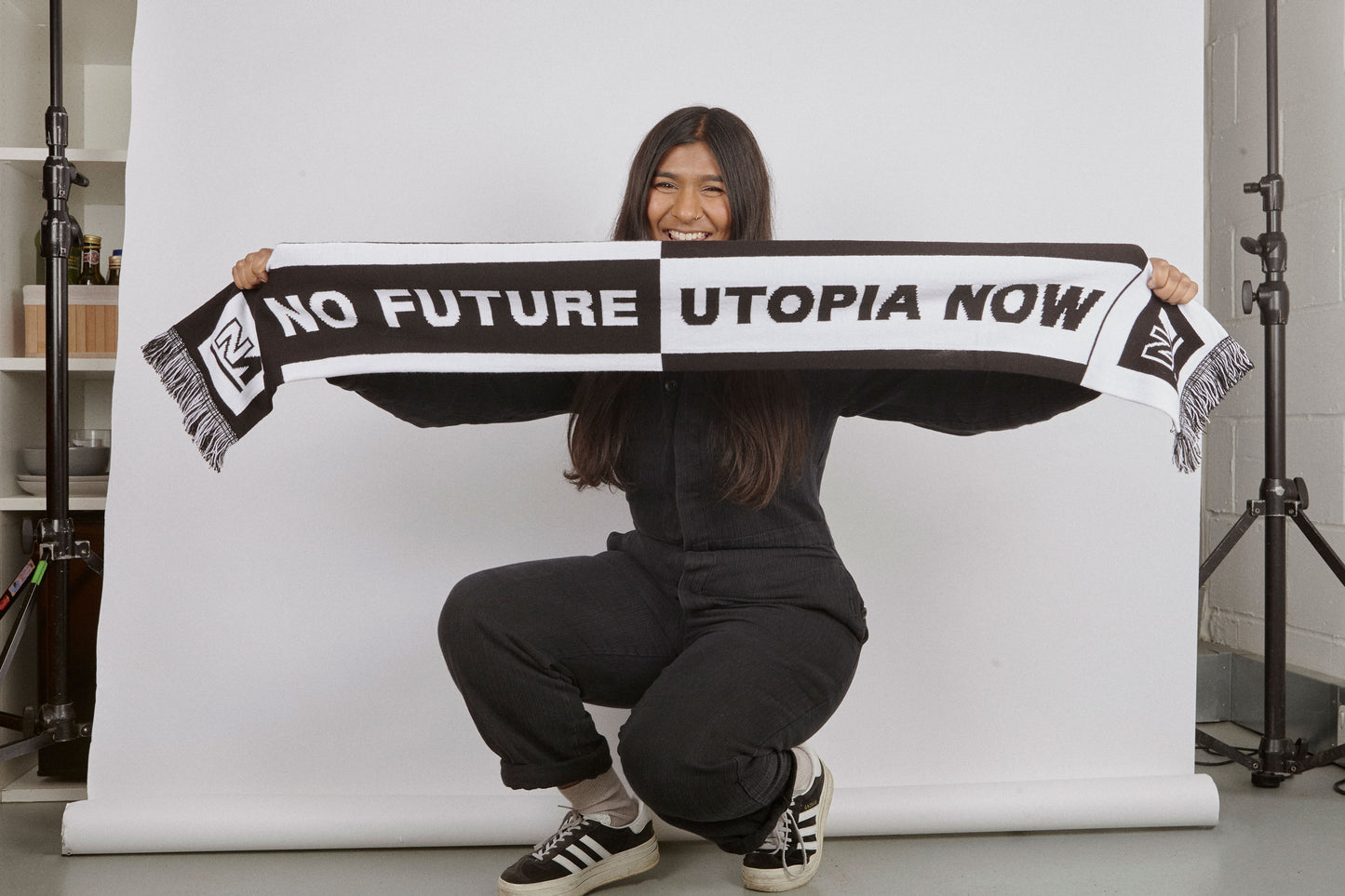 No Future Utopia Now Scarf