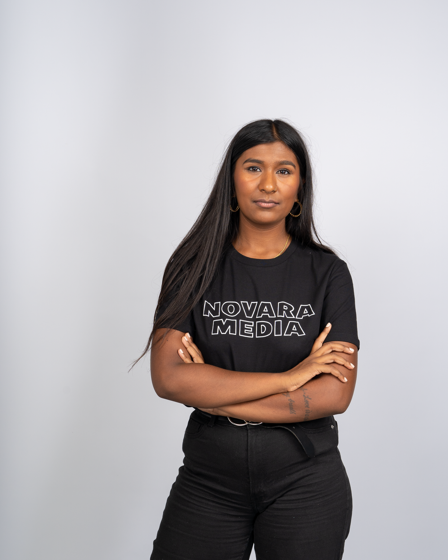 Novara Media Short Sleeve Black