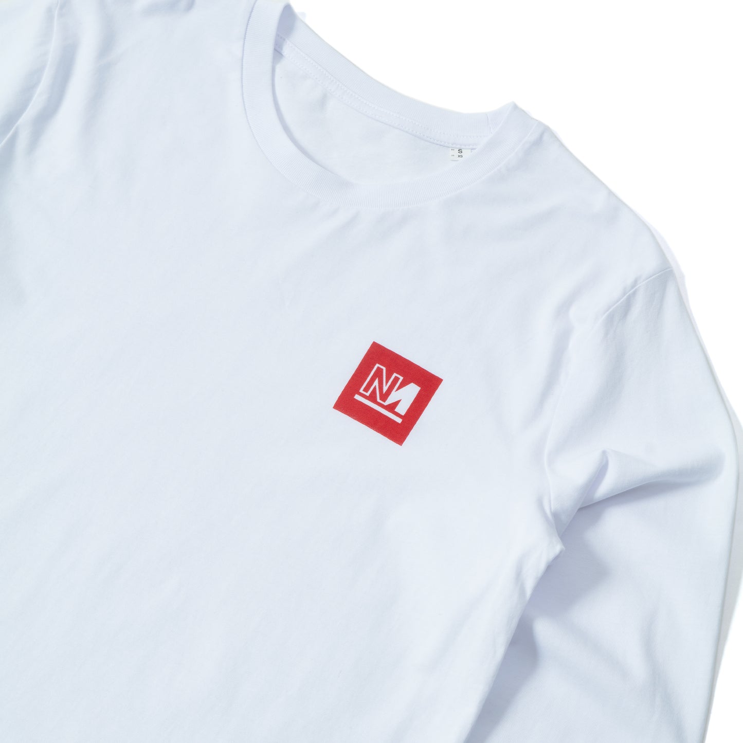 Box Logo Long Sleeve White