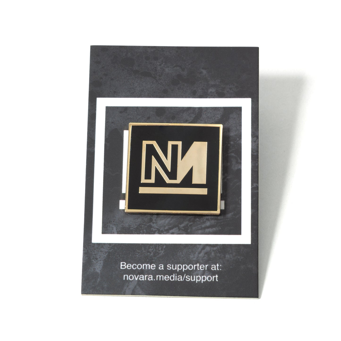 Box Logo Enamel Pin