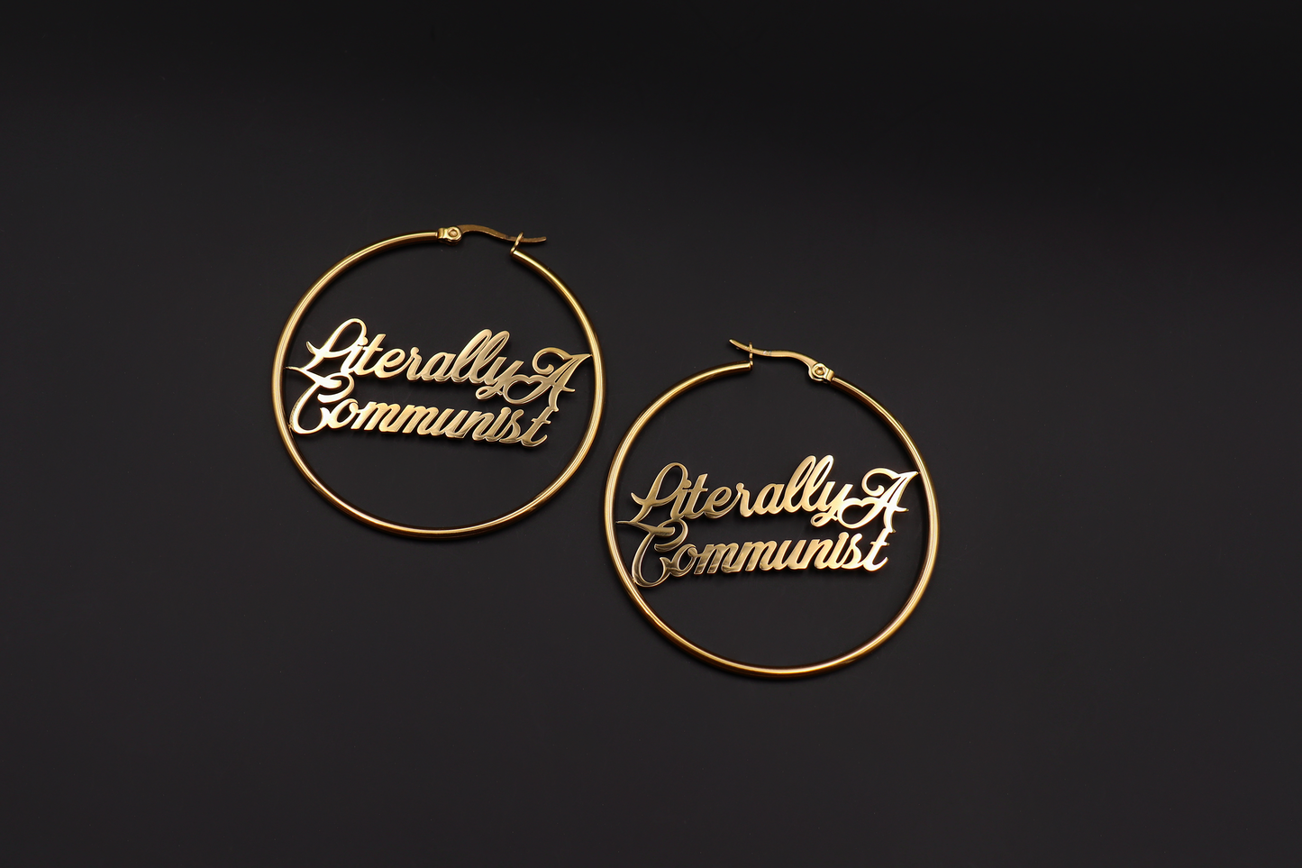 Literally A Communist Earrings