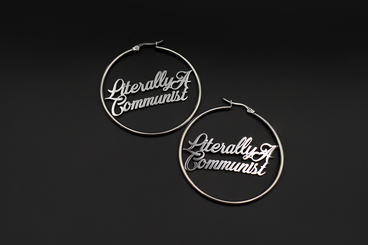 Literally A Communist Earrings