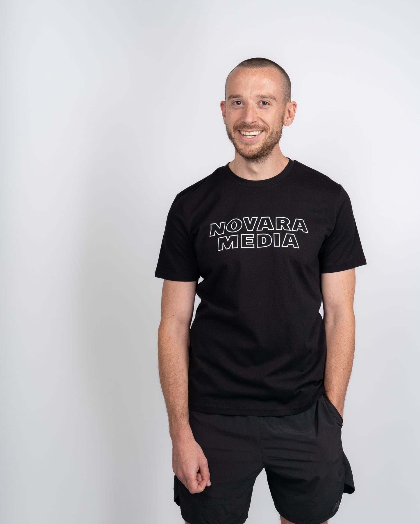 Novara Media Short Sleeve Black