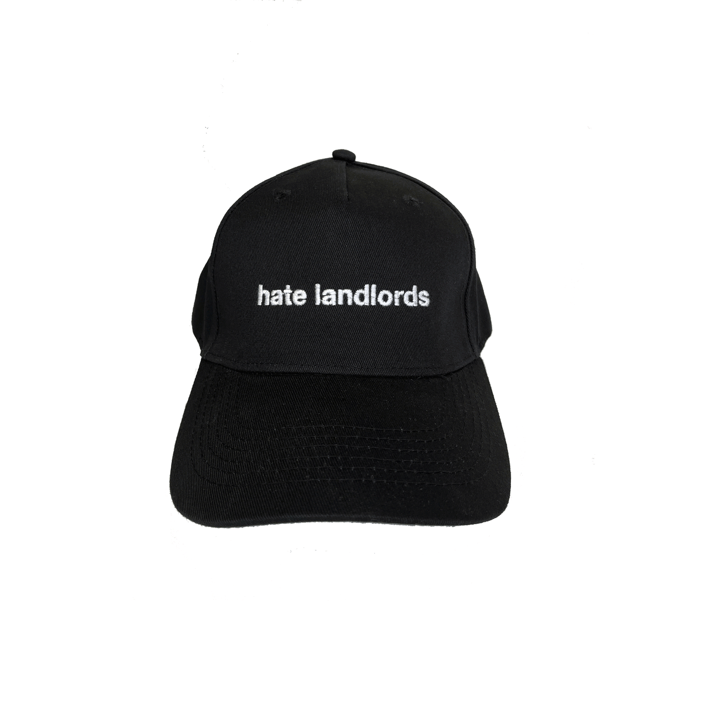 Hate Landlords Cap Black