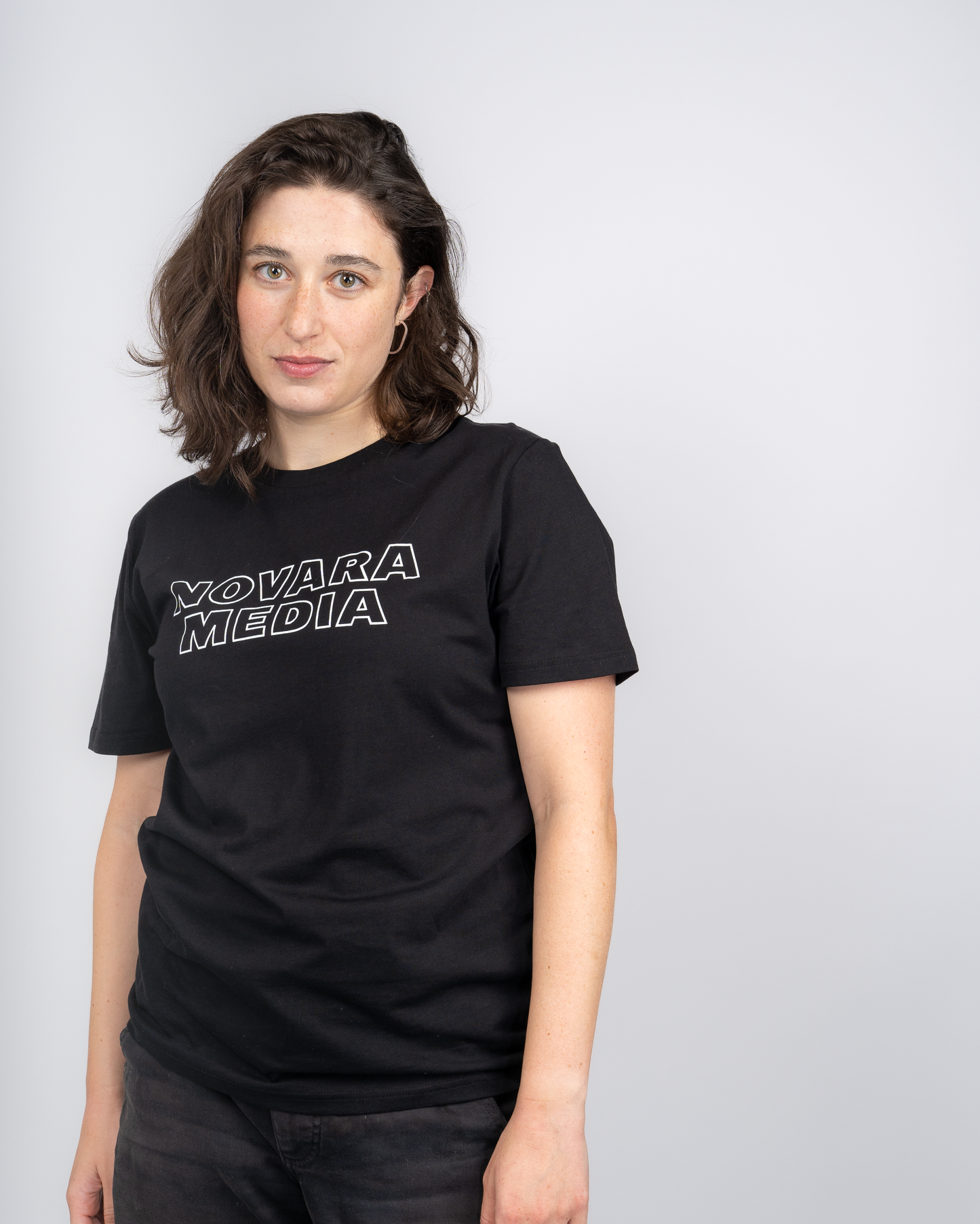 Novara Media Short Sleeve Black
