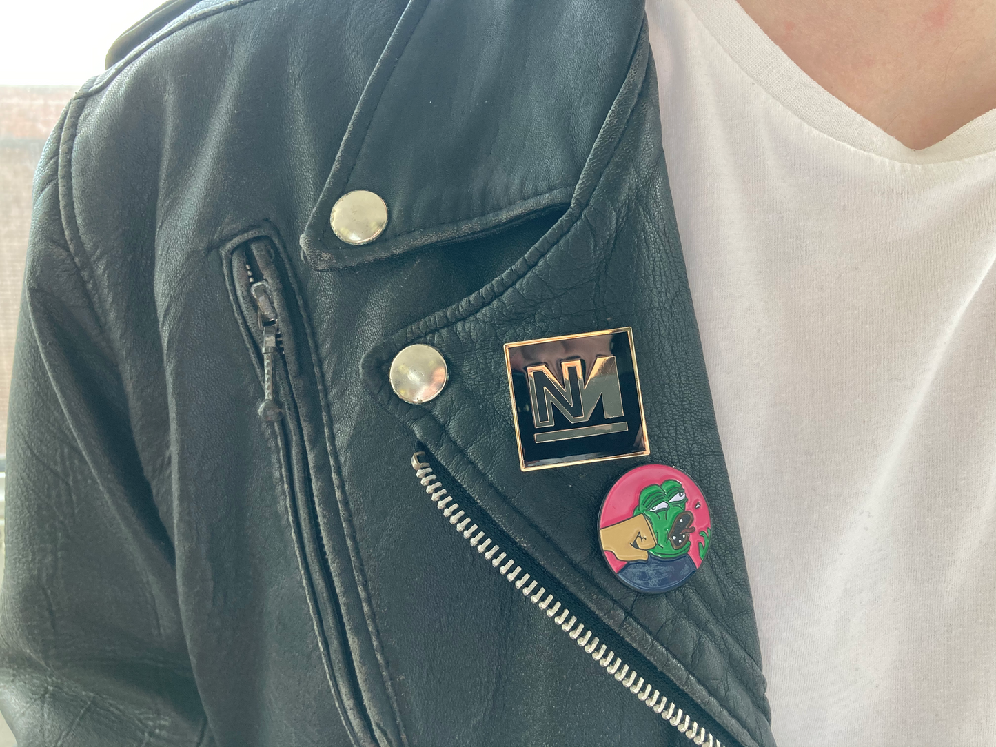 Box Logo Enamel Pin