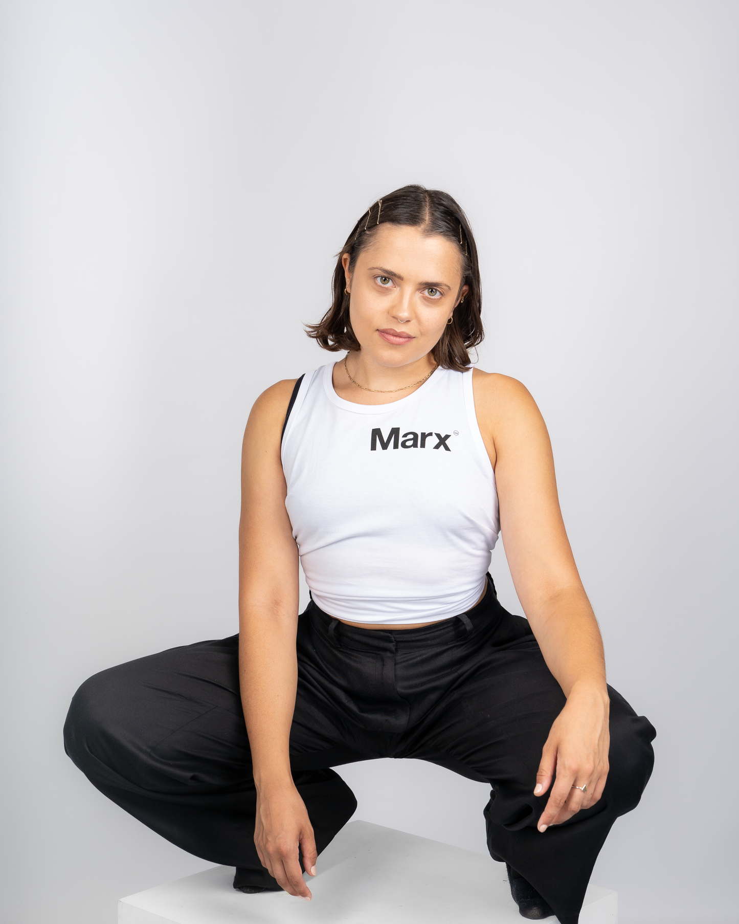Marx Tank Top White