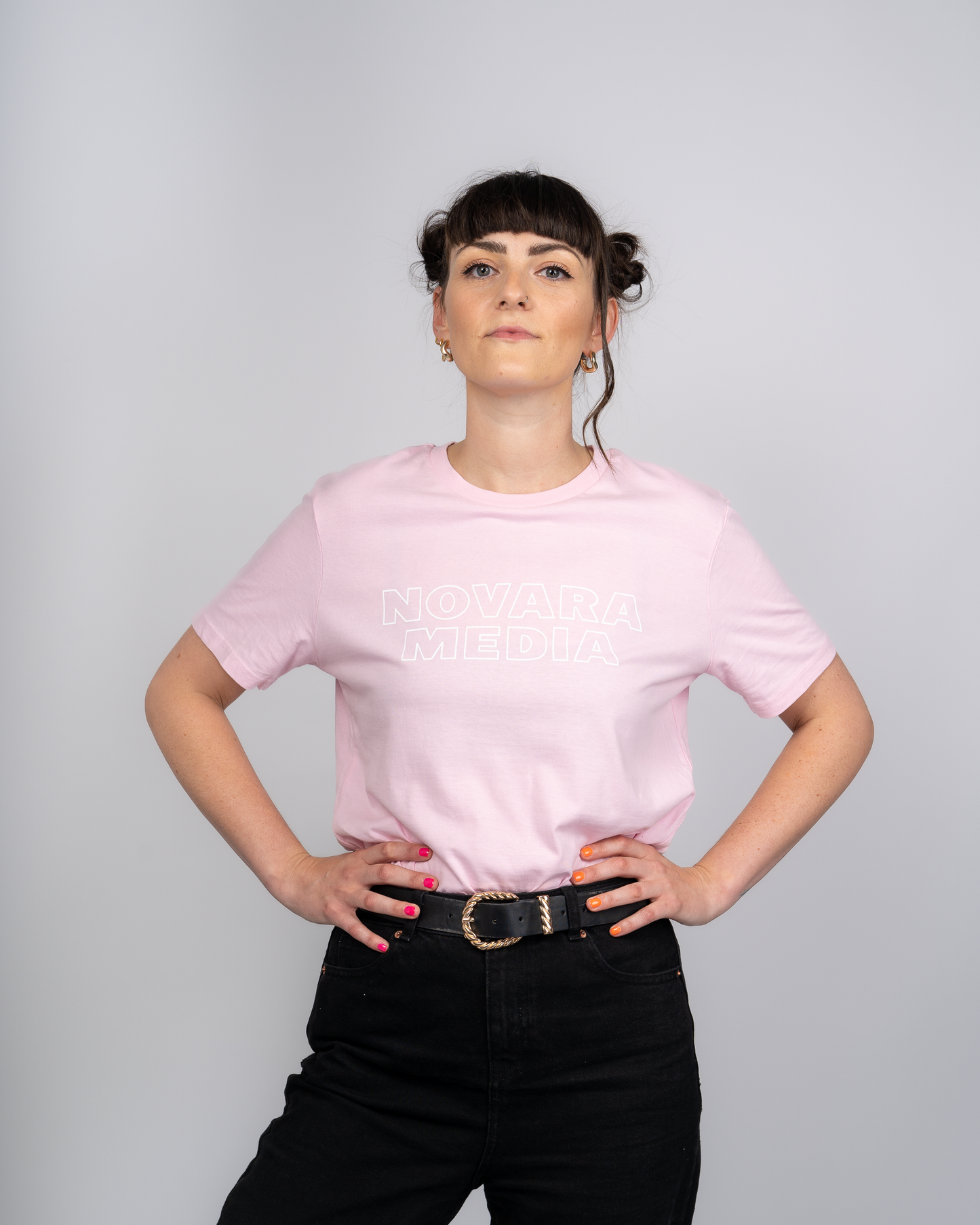 Novara Media Short Sleeve Pink